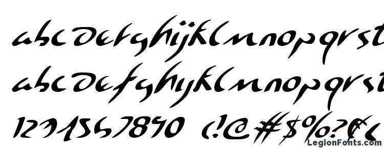 глифы шрифта Eagleclaw Italic, символы шрифта Eagleclaw Italic, символьная карта шрифта Eagleclaw Italic, предварительный просмотр шрифта Eagleclaw Italic, алфавит шрифта Eagleclaw Italic, шрифт Eagleclaw Italic