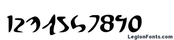 Eagleclaw Font, Number Fonts