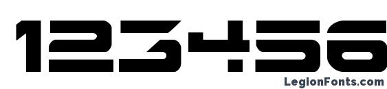 Earth Normal Font, Number Fonts