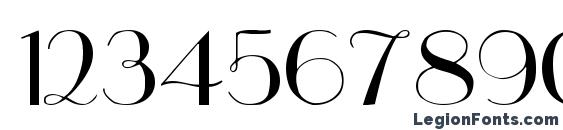 EastSide Font, Number Fonts