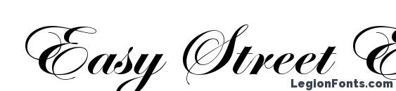 Easy Street EPS Bold Font, Tattoo Fonts
