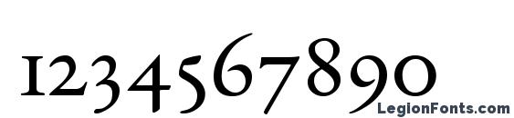 EB Garamond Font, Number Fonts