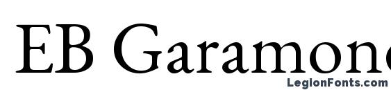 шрифт EB Garamond, бесплатный шрифт EB Garamond, предварительный просмотр шрифта EB Garamond