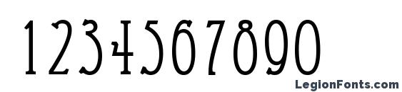 Eccentrical Font, Number Fonts