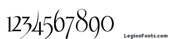 Echelon Font, Number Fonts
