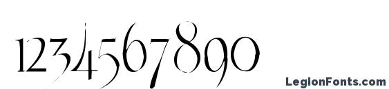 EchelonGaunt Font, Number Fonts