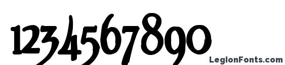 EchelonInk Font, Number Fonts