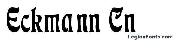 Eckmann Cn font, free Eckmann Cn font, preview Eckmann Cn font