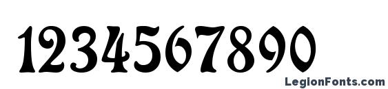 EckmannC Font, Number Fonts