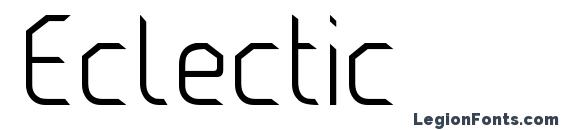 Eclectic font, free Eclectic font, preview Eclectic font