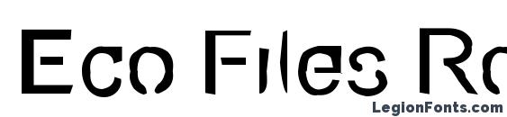 Eco Files Rough Font, Cute Fonts