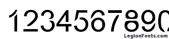 Ecov2 Font, Number Fonts