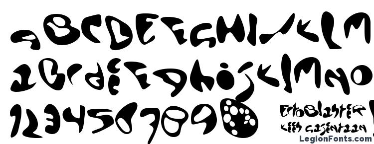 glyphs EctoBlaster font, сharacters EctoBlaster font, symbols EctoBlaster font, character map EctoBlaster font, preview EctoBlaster font, abc EctoBlaster font, EctoBlaster font