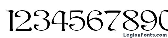 Edda MF Font, Number Fonts