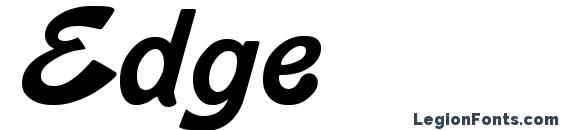 Edge font, free Edge font, preview Edge font