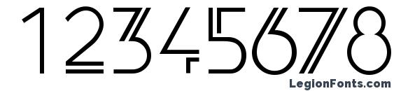 Edl Font, Number Fonts