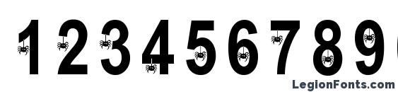 Eency weency spider Font, Number Fonts