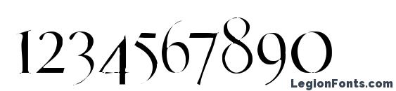 EffloresceGaunt Font, Number Fonts