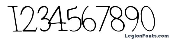 Egg regular Font, Number Fonts