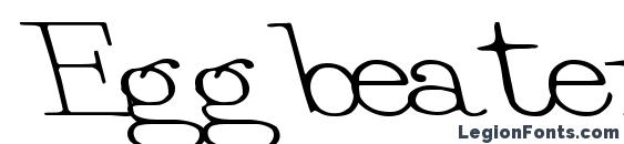 Eggbeater86 regular ttcon font, free Eggbeater86 regular ttcon font, preview Eggbeater86 regular ttcon font