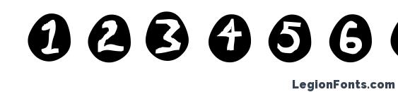 Eggs Font, Number Fonts