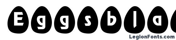 Eggsblack becker Font