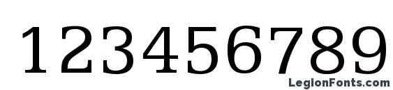 Egyptian 505 BT Font, Number Fonts