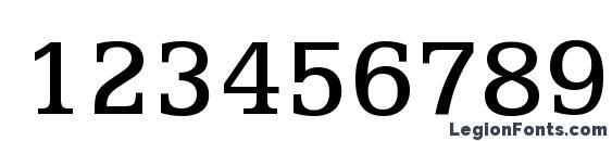 Egyptian 505 Medium BT Font, Number Fonts