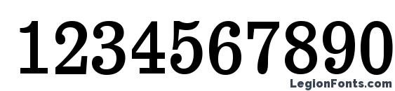 Egyptian 710 BT Font, Number Fonts