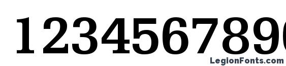 Egyptienne F LT 65 Bold Font, Number Fonts