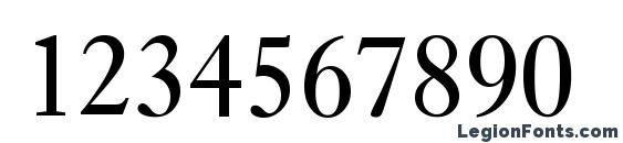 Ehrhardt MT Font, Number Fonts