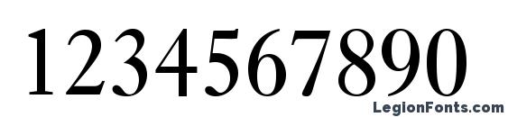 EhrhardtMTStd Regular Font, Number Fonts