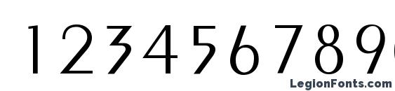 Eiffel Font, Number Fonts