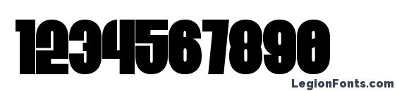 Eight Track program two Font, Number Fonts