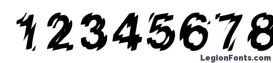 Eightcountssk regular Font, Number Fonts