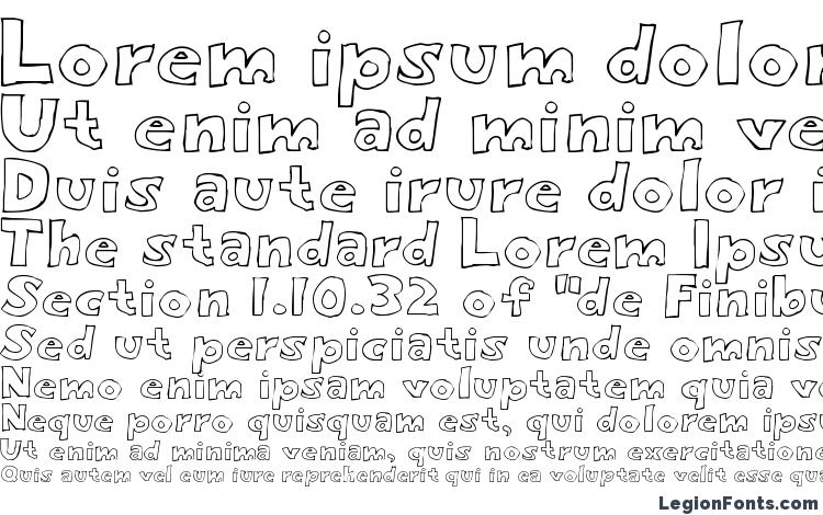 specimens Eighty Percent Outline font, sample Eighty Percent Outline font, an example of writing Eighty Percent Outline font, review Eighty Percent Outline font, preview Eighty Percent Outline font, Eighty Percent Outline font