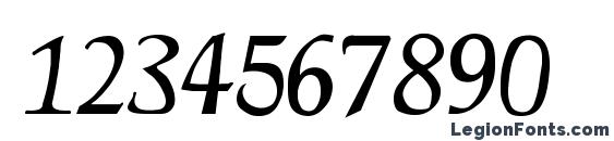 EKENAS Regular Font, Number Fonts