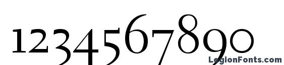 Electra LH Regular Oldstyle Figures Font, Number Fonts
