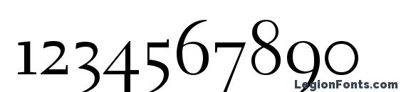 Electra LH Regular Small Caps & Oldstyle Figures Font, Number Fonts