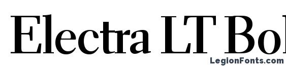Electra LT Bold Display Font