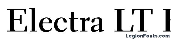 Electra LT Bold Font