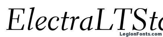 шрифт ElectraLTStd Cursive, бесплатный шрифт ElectraLTStd Cursive, предварительный просмотр шрифта ElectraLTStd Cursive