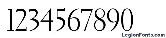 ElectraLTStd Display Font, Number Fonts