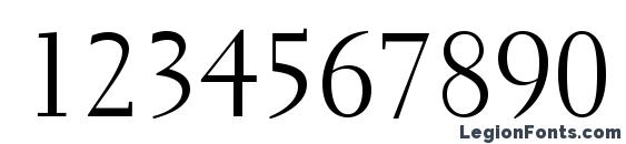 ElectraLTStd Regular Font, Number Fonts