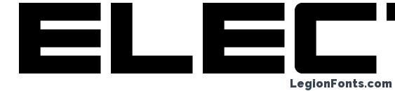Electric Font