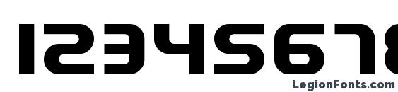 Electrofied Font, Number Fonts