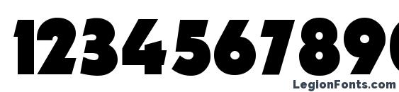 Electron Cyr Normal Font, Number Fonts