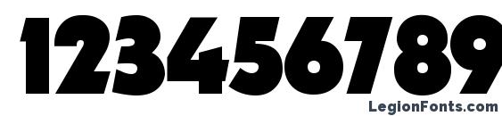 Electron.kz Bold Font, Number Fonts