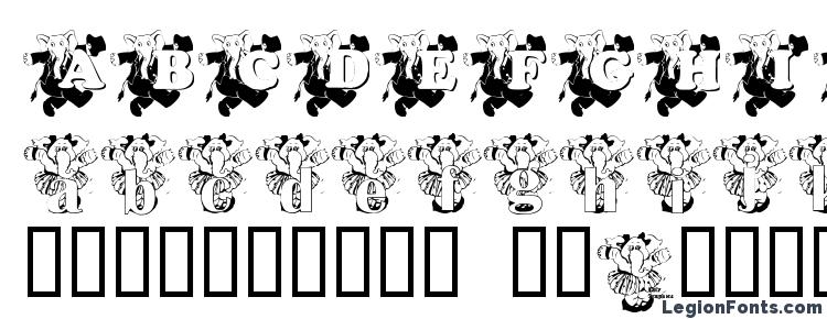 глифы шрифта Elefun kg, символы шрифта Elefun kg, символьная карта шрифта Elefun kg, предварительный просмотр шрифта Elefun kg, алфавит шрифта Elefun kg, шрифт Elefun kg