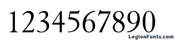 Elegant Garamond BT Font, Number Fonts